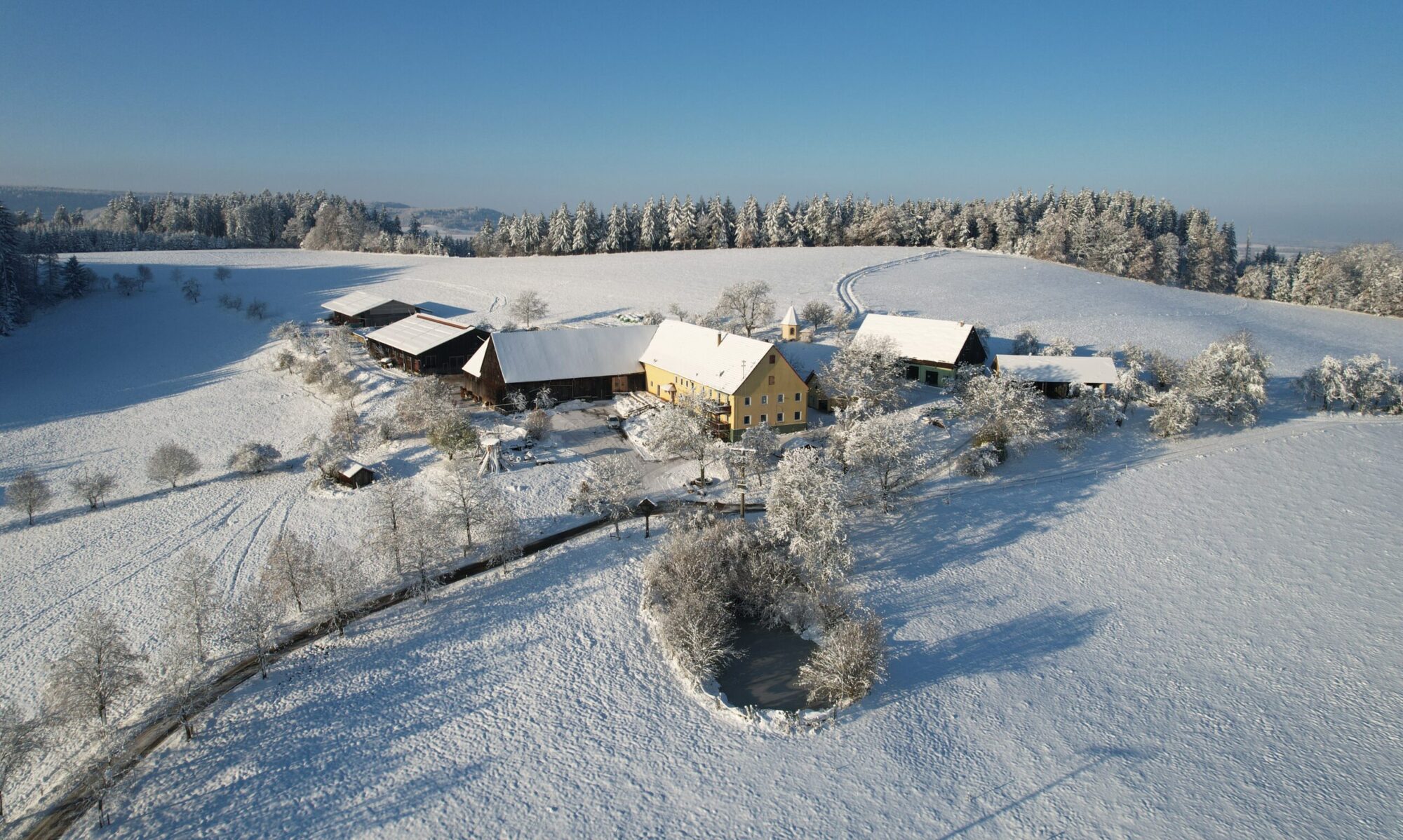 Mohrenstetten im Winter